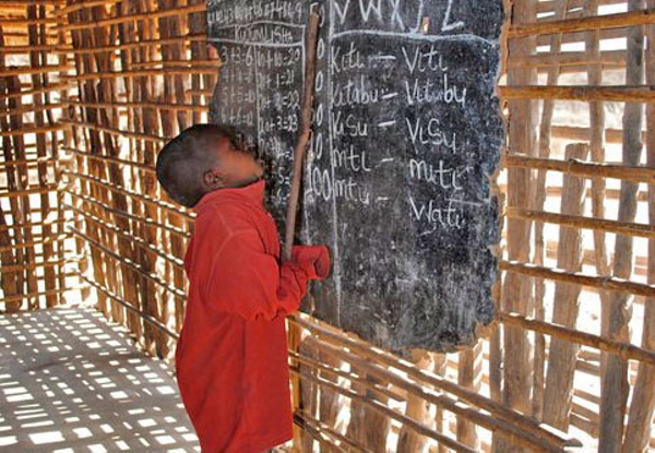 Little boy at school in Arusha, Tanzania