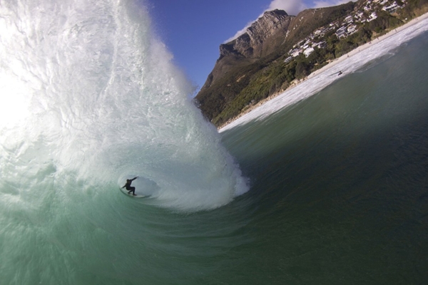 Surfing along South Africa's spectacular coastline