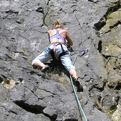 Rock climbing