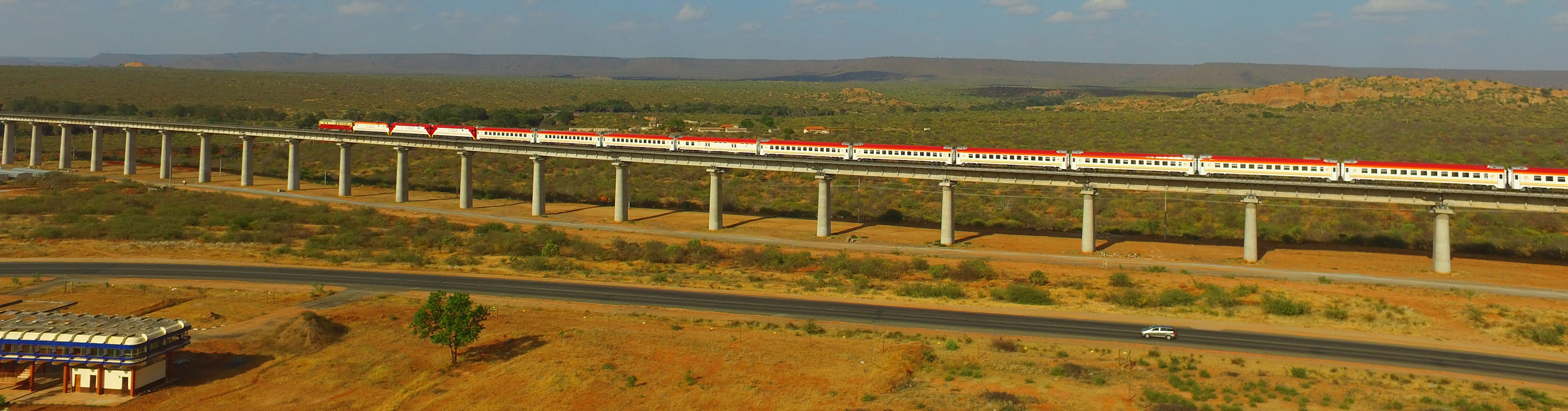 Kenya's standard gauge railway. Image by Kenya Railways 