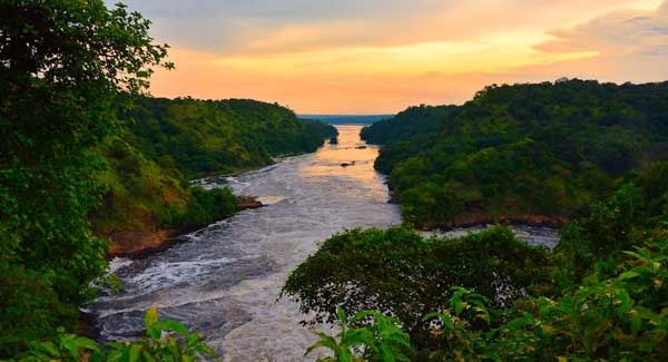 Nile River in Murchison Falls, Uganda