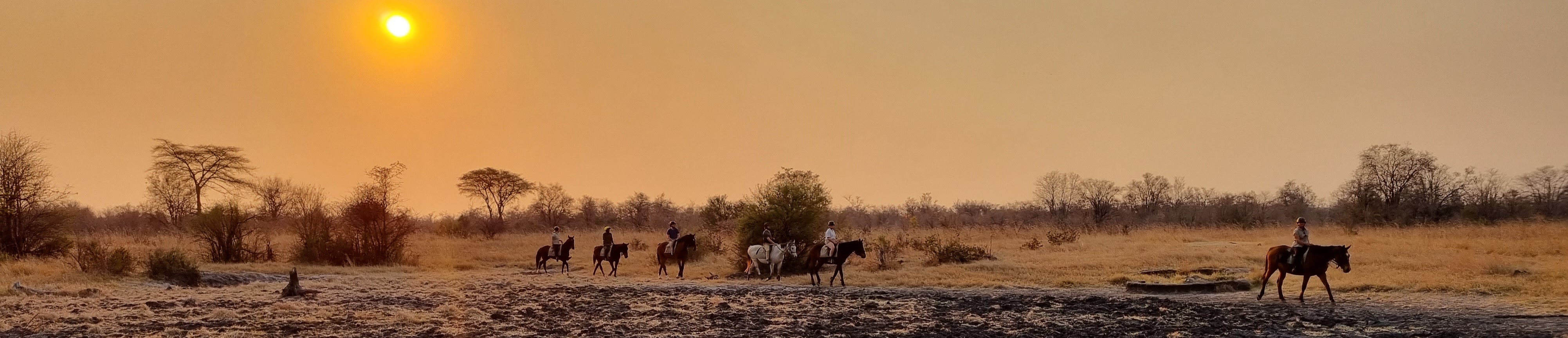 Horseback riding in Hwange National Park