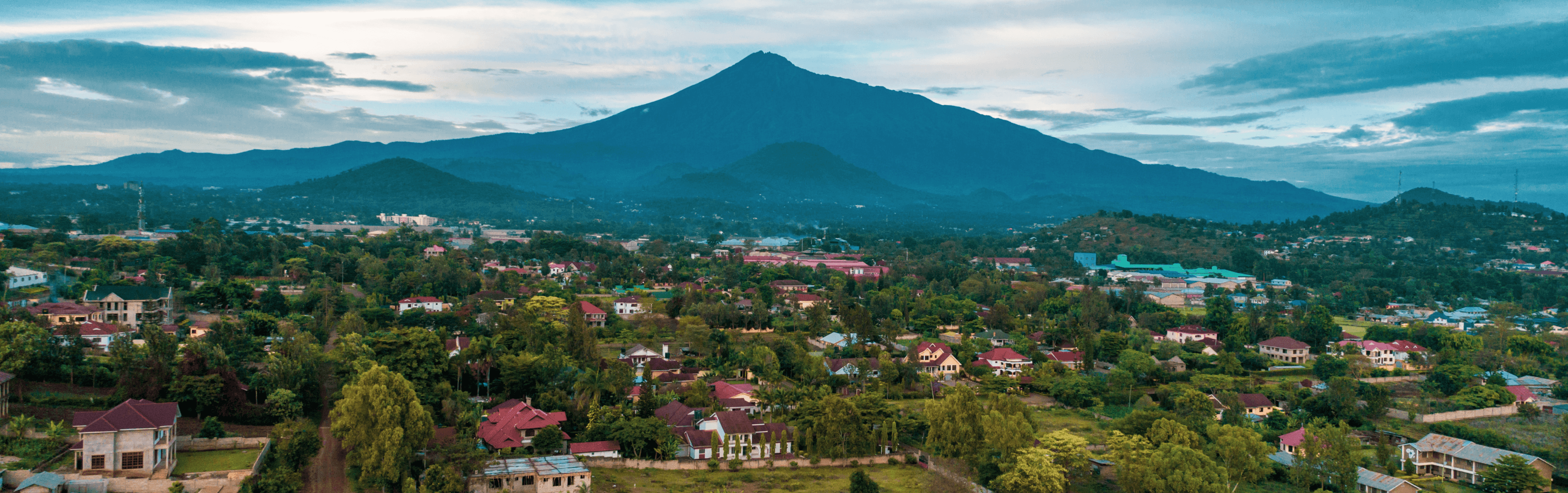 Arusha with Mt. Meru in the backdrop