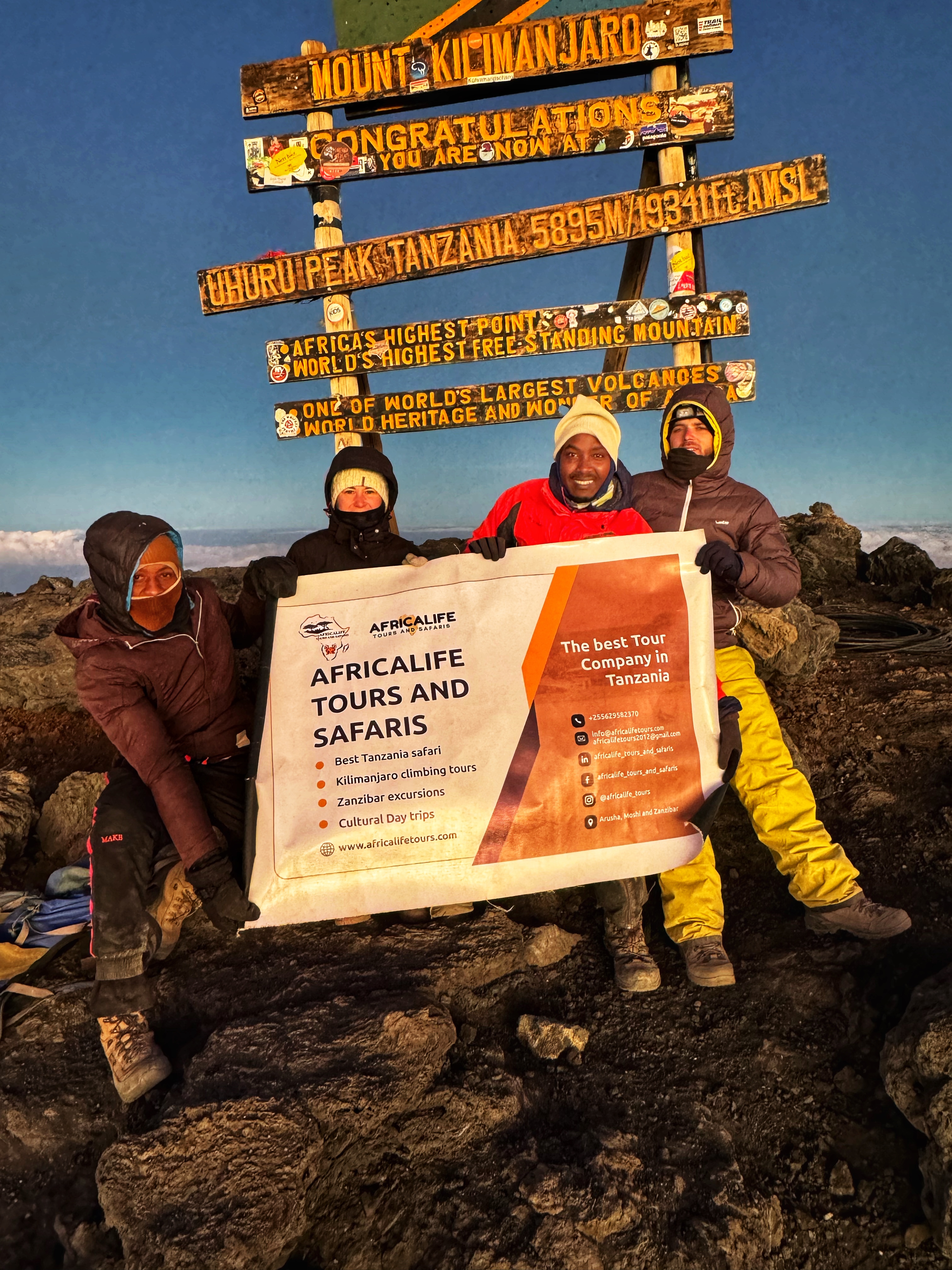 Book now our Kilimanjaro joining group daily departure on a cost from $ 1,200 to $ 1,800 on all routes from the easiest Marangu to the Hardest Umbwe