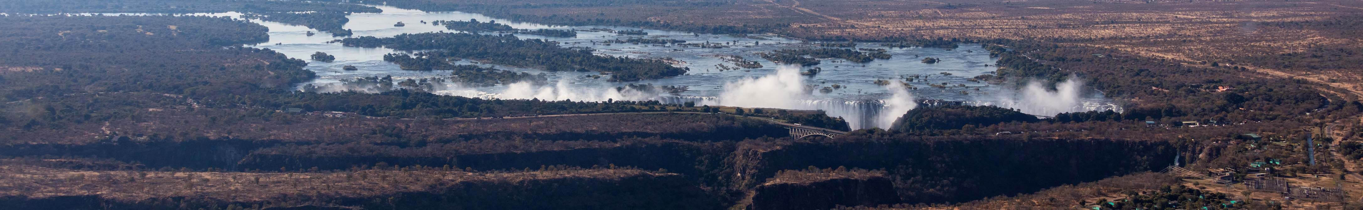 Victoria Falls from park