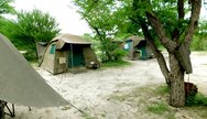Camping in Central Kalahari Botswana
