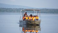 Boat trip in Lake Ihema/ Akagera NP