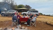 Camping in Akagera Park Rwanda