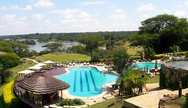 A view of Chobe Safari Lodge
