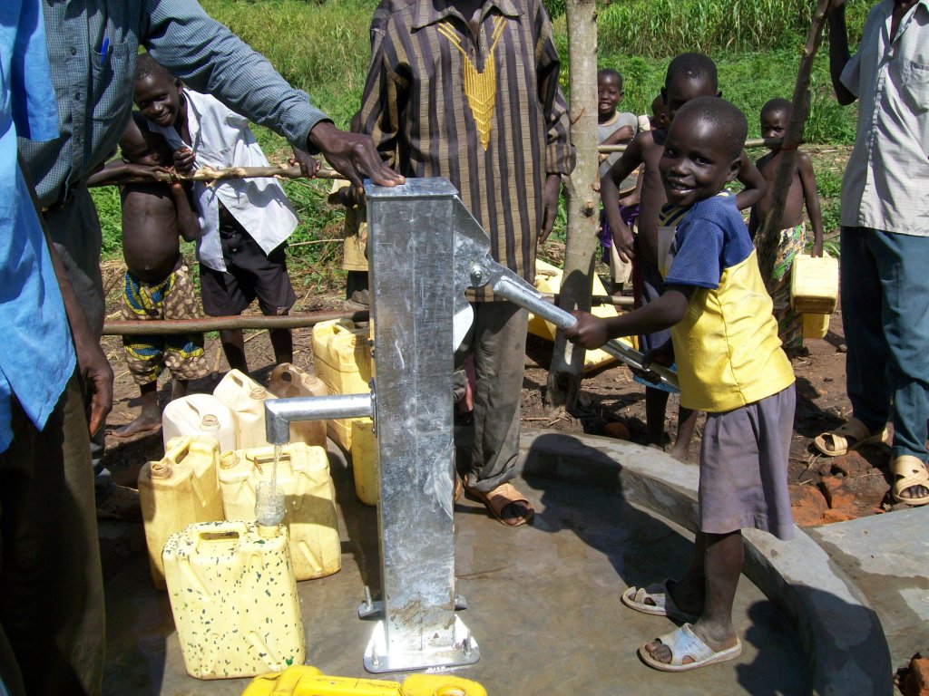 Clean water from borehole