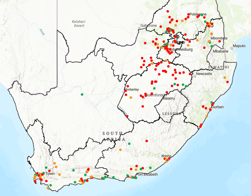 WildChoices map