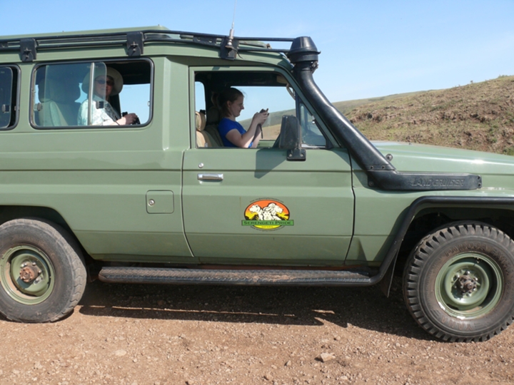 Serengeti Pride safari vehicle