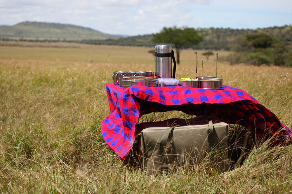 Bush breakfast in Serengeti, Tanzania